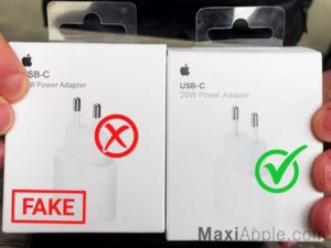identifier chargeur iphone original